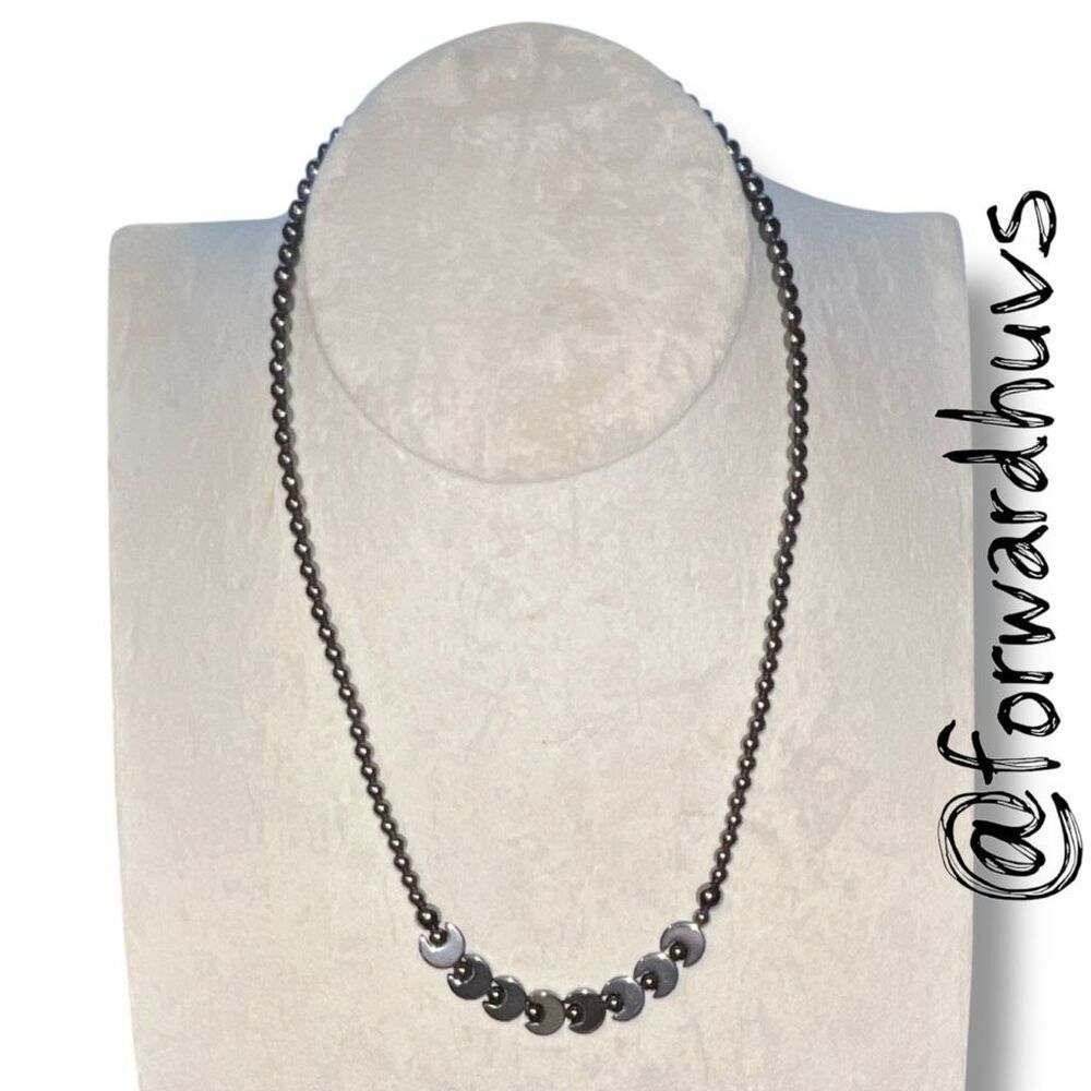 Bundle Sale 3 for $15 | Vintage Hematite Bead Necklace – 16” Length